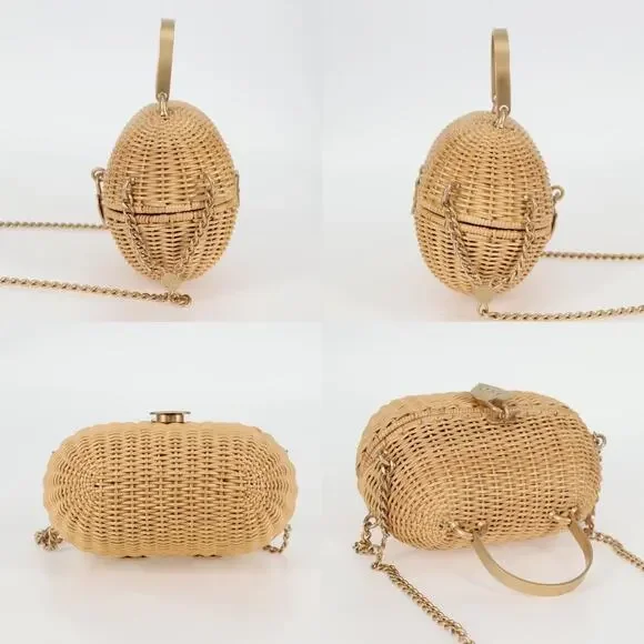 Chanel Rattan Chain Shoulder Bag - Picture 3 of 8